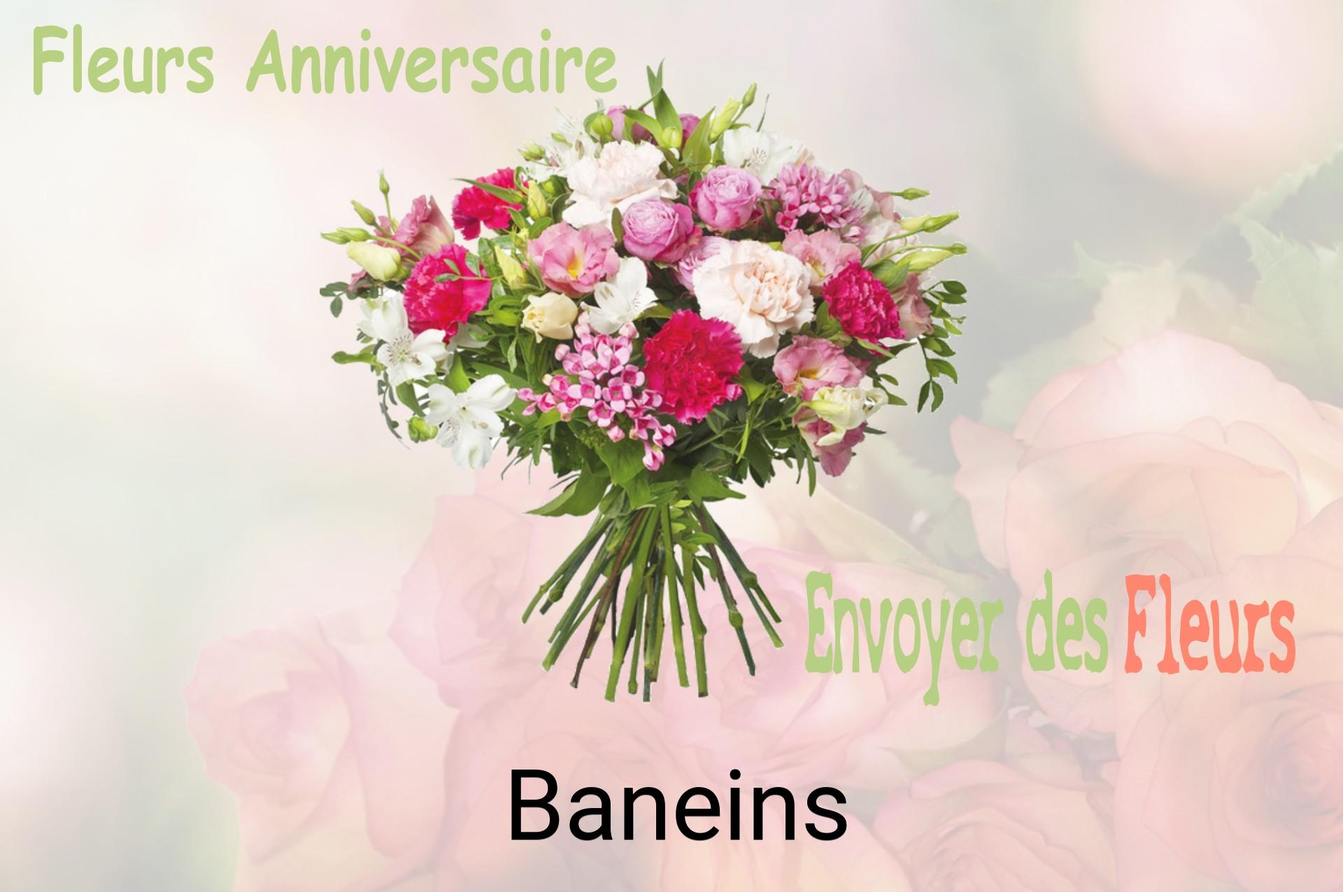 Bouquet de fleurs d’anniversaire livré à Baneins